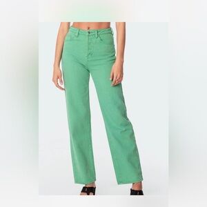 Edikted Mint Flare Jeans